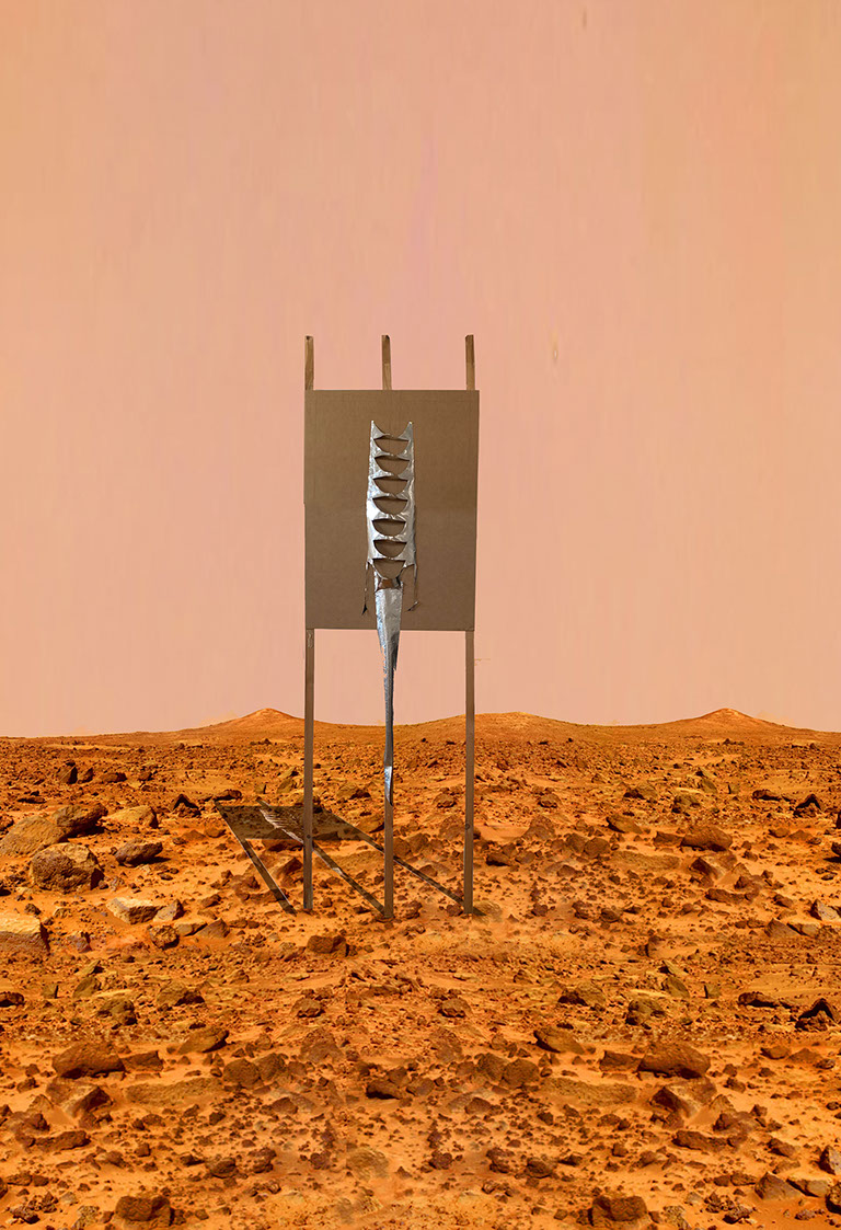 Caterina Verde - Flag for a Martian Landscape