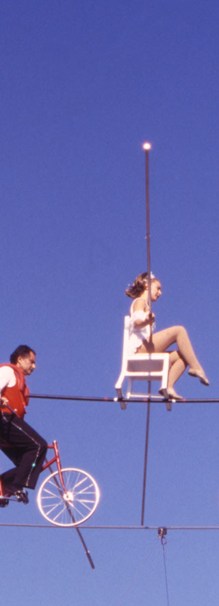 Caterina Verde - The Flying Wallendas as replicators of human behavior